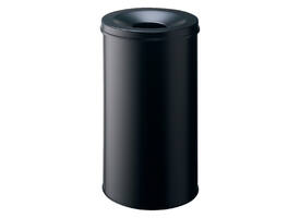 Papierbak met vlamdover Durable 3307-01 rond 60liter zwart