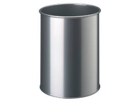 Papierbak Durable 3301-23 15 liter rond zilver
