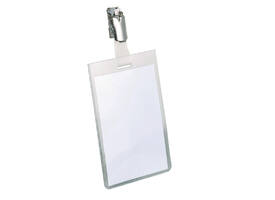 Badge Durable 8002 met clip staand gesloten 90x60mm