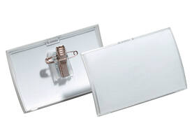 Badge Durable 8211 Click Fold met combiklem 40x75mm