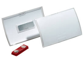 Badge Durable 8212 Click Fold met magneet 40x75mm