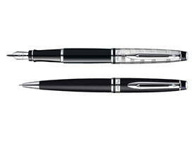 Balpen Waterman Expert black lacquer CT medium