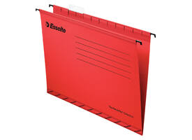 Hangmap Esselte Classic folio V-bodem 382x240mm rood