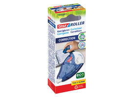 Correctietape tesa® ecoLogo® 4,2mmx14m navulbaar hangdoosje