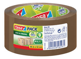 Verpakkingstape tesapack® Eco & Strong 66mx50mm bruin