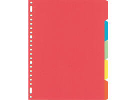 Tabbladen Kangaro 23-gaats PE405M 5-delig assorti karton