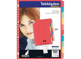 Tabbladen Kangaro 23-gaats PE410M 10-delig assorti karton