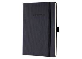 Notitieboek Sigel Conceptum Pure A5 194blz 80gr blanco zwart