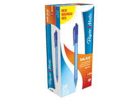 Balpen Paper Mate Inkjoy 100RT medium blauw