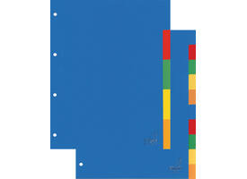 Tabbladen Kangaro 4-gaats A405 5-delig assorti PP