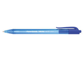 Balpen Paper Mate Inkjoy 100RT medium blauw valuepack 80+20 gratis
