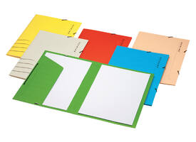 Elastomap Secolor Folio 100% gerecycled karton 250 gr Rood