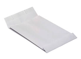 Envelop Quantore monsterzak 229x324x38mm zelfklevend wit 10 stuks