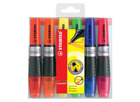 Markeerstift STABILO Luminator XT 71/6 assorti etui à 6 stuks