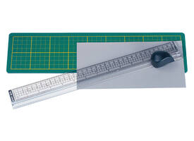 Snijliniaal Alco met mat 38x10cm snijvlak tot 33cm