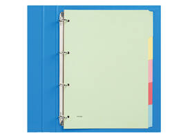 Tabbladen Qbasic 4-gaats 5-delig assorti karton