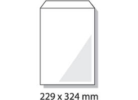 Envelop Hermes akte C4 229x324mm gegomd wit doos à 250 stuks