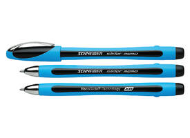 Balpen Schneider Slider Memo extra breed zwart