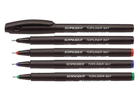 Fineliner Schneider Topliner 967 0.4mm zwart