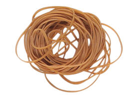 Elastiek Standard Rubber Bands 10 30x1.5mm 500gr 4750 stuks bruin