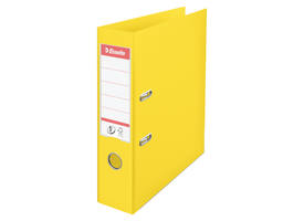 Ordner Esselte No.1 Power VIVIDA 75mm 30% gerecycled PP folie geel
