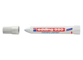 Viltstift edding 950 pastamarker industry rond 10mm wit