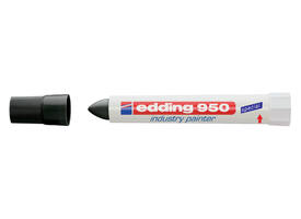 Viltstift edding 950 pastamarker industry rond 10mm zwart