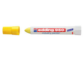 Viltstift edding 950 pastamarker industry rond 10mm geel
