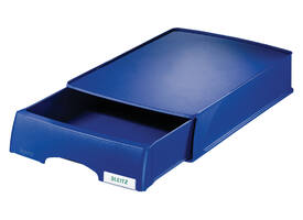 Brievenbak Leitz Plus met lade A4 maxi blauw