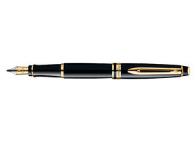 Vulpen Waterman Expert black lacquer GT fijn