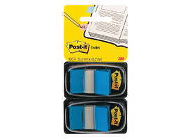Indextabs Post-it 680 25.4x43.2mm duopack blauw 2x 50 tabs