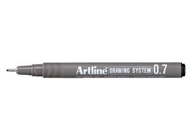 Fineliner Artline technisch 0.7mm zwart