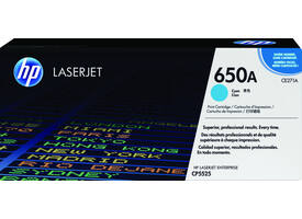 Tonercartridge HP CE271A 650A blauw