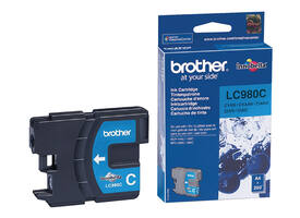 Inktcartridge Brother LC-980C blauw