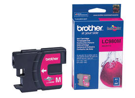 Inktcartridge Brother LC-980M rood