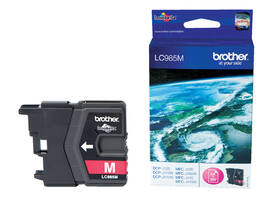 Inktcartridge Brother LC-985M rood
