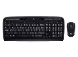 Toetsenbord- en muisset Logitech MK330 draadloos QWERTY zwart
