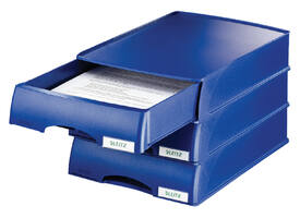 Brievenbak Leitz Plus met lade A4 maxi blauw