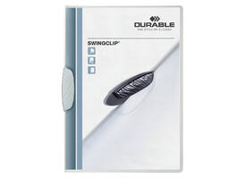 Klemmap Durable Swingclip 30 vellen wit