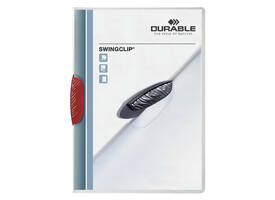 Klemmap Durable Swingclip 30 vellen rood