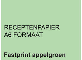 Receptpapier Fastprint A6 80gr appelgroen 2000 vel