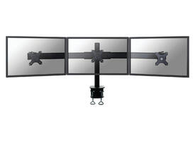 Monitorarm Neomounts D700D 3x10-27" met klem zwart