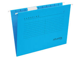 Hangmap Djois Euroflex recycled A4 V-bodem blauw 25 stuks