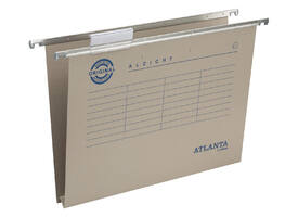 Hangmap Djois Alzicht A4 frontaal recycled U-bodem 30mm grijs