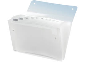 Sorteermap Rexel Ice 13-vaks transparant