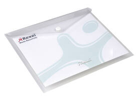 Enveloptas Rexel ice A5 transparant 5 stuks