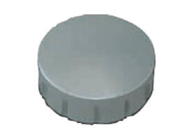 Magneet MAUL Solid 15mm 150gr grijs 10 stuks