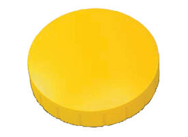 Magneet MAUL Solid 32mm 800gr geel 10 stuks