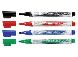 Whiteboardmarker Bic Velleda liquid rond medium zwart