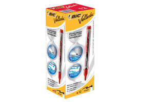 Whiteboardmarker Bic Velleda liquid rond medium rood
